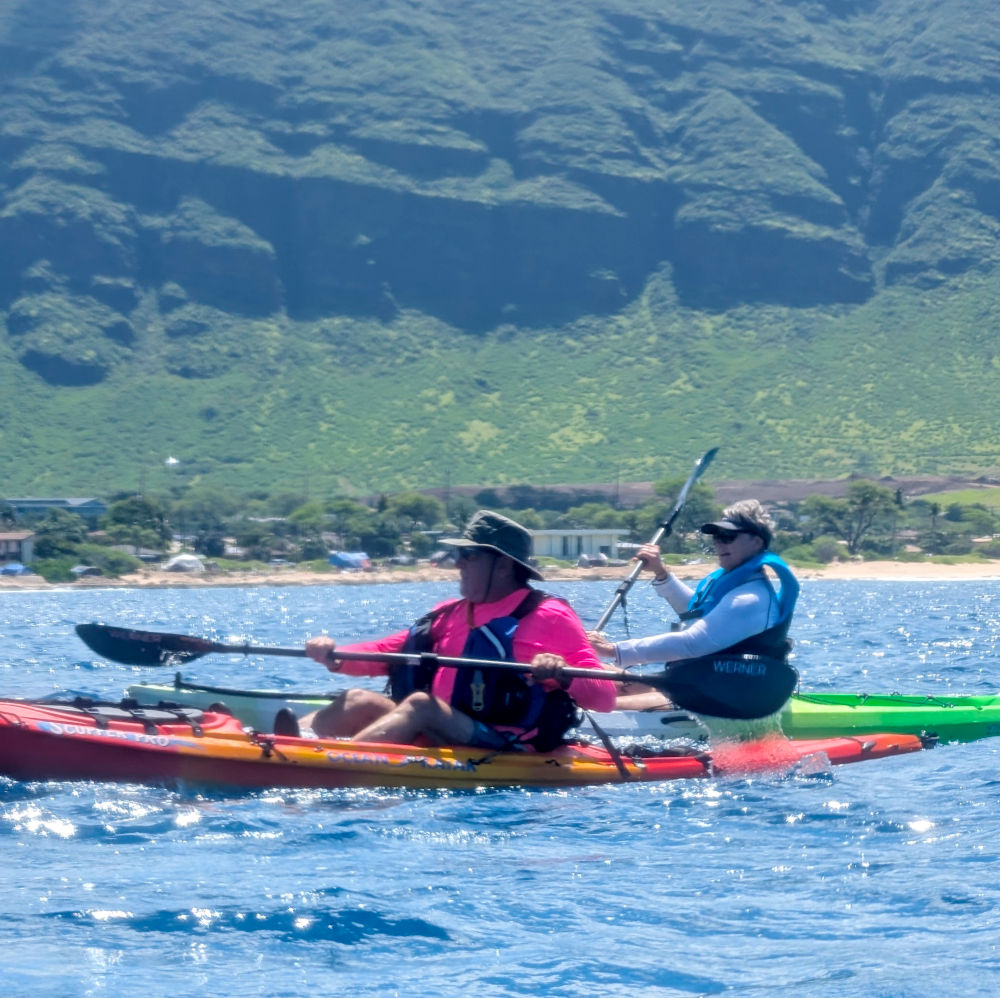 Close up of Bill Murphy and Lisa C